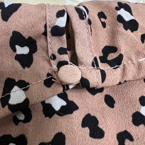 Tiered Dress Animal Print Hayden 2XL Short Sleeve Asymmetrical - Picture 4 of 6